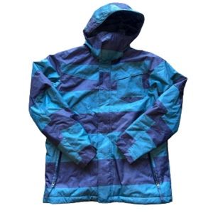 -QUICKSILVER SNOWBOARDING/SKI DRY FLIGHT 18K  HOODED JACKET